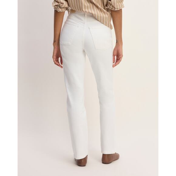 Everlane The Way-High Slim Jean in Bright White 32R - Picture 6 of 6